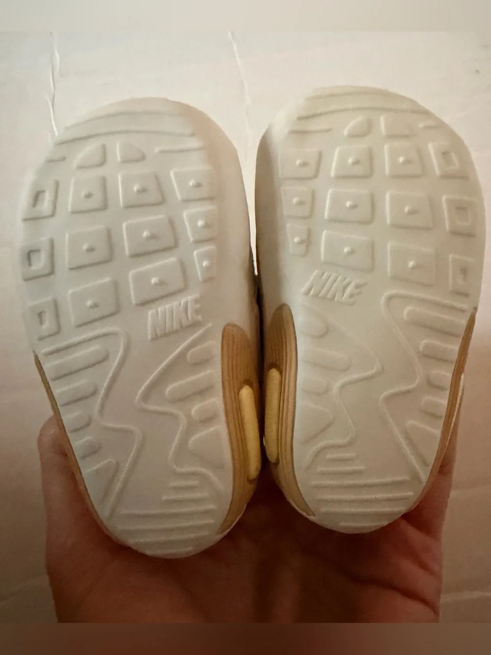 Nike Infant White & Purple Sneakers | Baby Size 2C | Worn Once